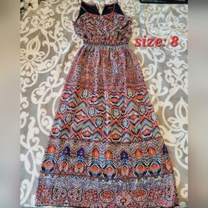 Colorful Patterned Dress